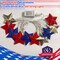 4th of July Decorations Red White and Blue Star Lights 9.5Ft 10 LED Star String Light, Plug-in Patriotic Decor Lights for Indoor Outdoor Fourth of July Independence Day Memorial Day Patriotic Decor